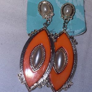 Brand New Orange Earrings